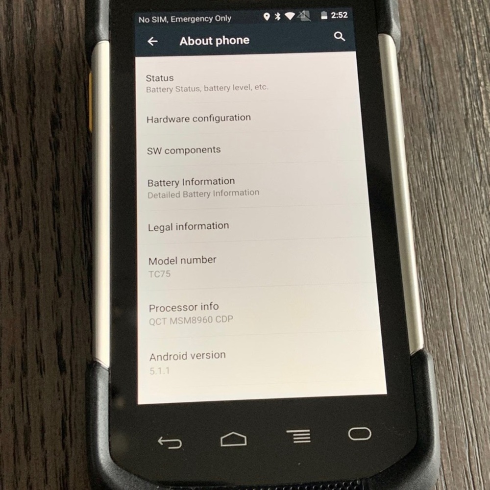 Zebra TC75 Mobile Computer Scanner 4G LTE - Picture 8 of 12